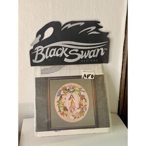 VG 1996 Black Swan Designs Rain Forest Angel Karen Weaver Cross Stitch Pattern